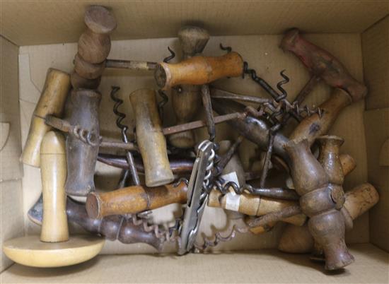 Collection of corkscrews